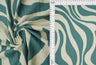 1 Yard Abstract Zebra 8x3 Yummy Rib Knit Fabric Soft Stretch 58 Inches Wide