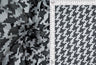 1 Yard Mesh Fabric Houndstooth Print Lightweight Stretch 54 Inches Wide
