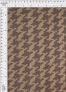 1 Yard Polyester Spandex 80 GSM Mesh Fabric Houndstooth Print Lightweight Stretch 54" Width