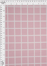 4x2 Yummy Rib Plaid Fabric Stretch Windowpane Knit, 58/60" Wide