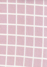 1 Yard Checkered Plaid Yummy Rib Knit Fabric 4x2 Soft Stretch 58 Inches Wide
