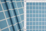4x2 Yummy Rib Plaid Fabric Stretch Windowpane Knit, 58/60" Wide