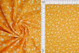 1 Yard Polyester Spandex Yummy Rib Knit Fabric Paisley Floral Print Soft Stretch 58/60" Width