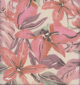1 Yard Hi Multi Chiffon 57/58? Wide Sand & Rust Big Floral Print