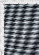 4×2 Yummy Rib Houndstooth Knit 96% Polyester, 58/60'' Width Soft Stretch Fabric for Apparel & DIY Projects