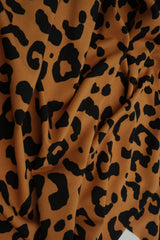 1 Yard Animal Print DTY Brushed Knit Fabric Soft Stretch 58 Inches Wide