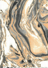 8×3 Yummy Rib Marble Print Fabric Soft Stretch Knit, 87% Polyester 58/60'' Wide