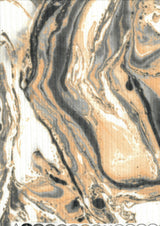 8×3 Yummy Rib Marble Print Fabric Soft Stretch Knit, 87% Polyester 58/60'' Wide
