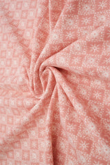 DTY Brushed Geometric Fabric Soft Stretch Knit, 58/60" Wide