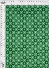 Modern Geometric Brushed DTY Knit Fabric Soft Stretch Material 58/60" Wide