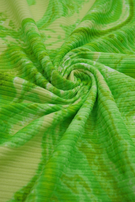 4x2 Yummy Rib Marble Print Fabric Soft Stretch Knit, 58/60" Wide