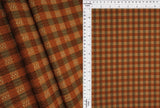 1 Yard Polyester Spandex Yummy Rib Knit Fabric Gingham Checkered Soft Stretch 58/60" Width