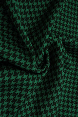 1 Yard Bubble Satin Houndstooth Print Fabric, 58/59? Wide 97% Polyester, 3% Spandex