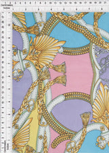 Lightweight Hi Multi Chiffon 57/58? Wide Non Stretch Blouse Print Fabric