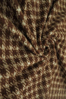 Classic Plaid Check Brushed DTY Knit Fabric Soft Stretch 58/60" Wide
