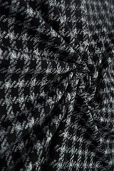 DTY Brushed Plaid Fabric, Stretch Checker Lightweight Knit, 58/60" Wide