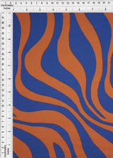 Zebra Animal Brushed DTY Knit Fabric Soft Stretch Fabric 58/60" Wide