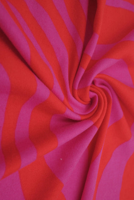 Zebra Animal Brushed DTY Knit Fabric Soft Stretch Fabric 58/60" Wide