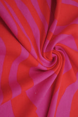 DTY Brushed Zebra Print Fabric, Stretch Animal Knit, 58/60" Wide Lightweight