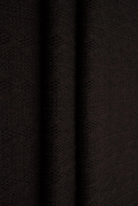 Cable Knit Jacquard Sweater Fabric, Heavyweight Stretch Knit 58/60" Wide