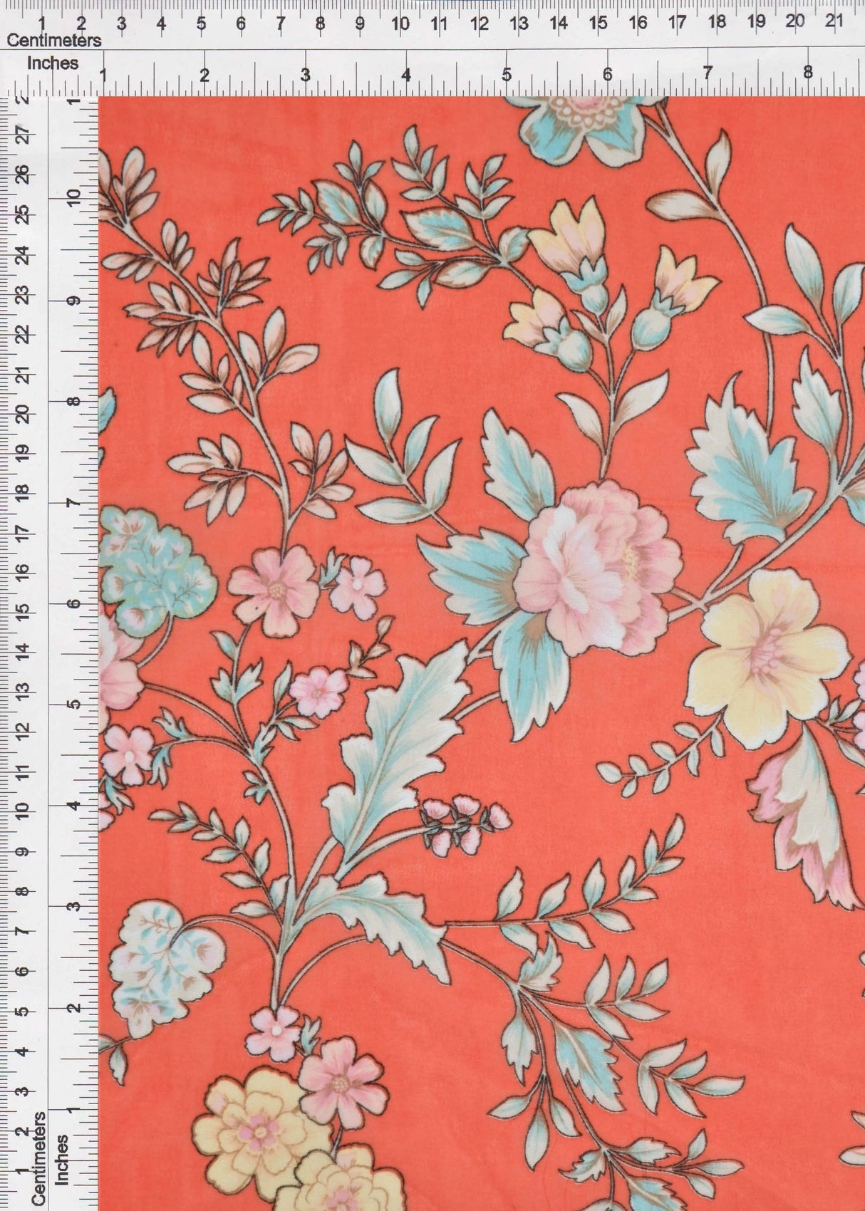 Lightweight Cotton Chiffon 57/58? Wide Semi Sheer in Denim or Orange