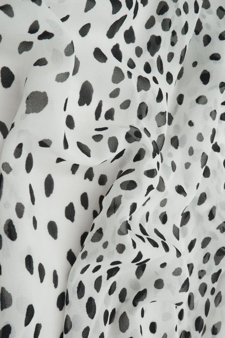 Lightweight Animal Print Cotton Chiffon 70?GSM, 57/58? Wide