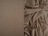 1 Yard Slinky Rib 1x1 Solid Knit Fabric 240 GSM, 52/54? Wide Polyester Spandex Blend