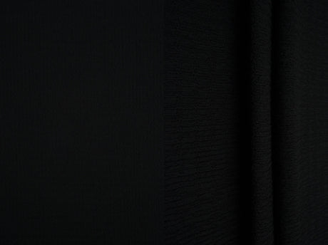 Solid Crinkle Jersey Fabric Stretch Polyester Knit, 58/60" Wide