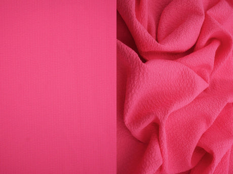 Solid Popcorn Woven Fabric Stretch Polyester Spandex 56/57 Inches Wide