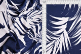 DTY Tropical Print Fabric Stretch Knit Leaf & Floral Design, 58/60" Wide