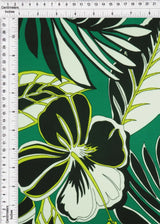 DTY Floral Print Soft Stretch Flower Fabric, 58/60" Wide, Lightweight Knit