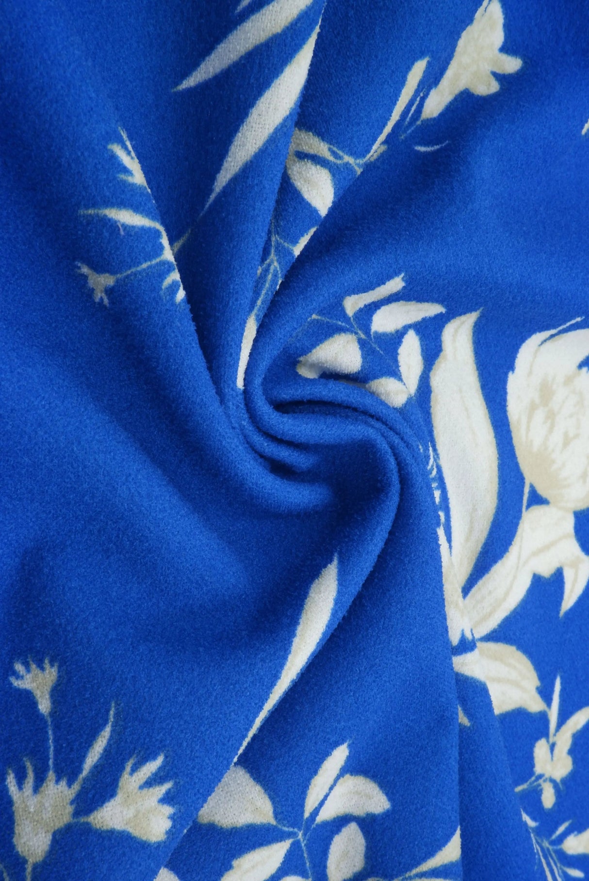 Floral Techno Crepe Fabric, Stretch Polyester Flower Print, 58/60" Wide