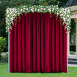 Velvet Backdrop Drape Panel 10 ft x 57 in Burgundy