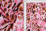 1 Yard DTY Animal Print Fabric Stretch Knit Soft Lightweight Polyester Spandex 58/60 Inch Wide