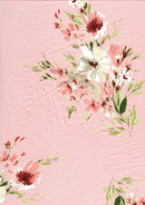 Vintage Floral Brushed DTY Knit Fabric Soft Lightweight Stretch 58/60" Wide