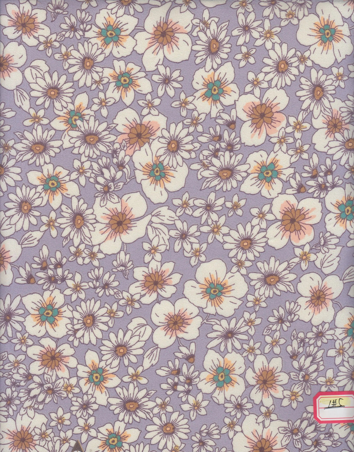 1 Yard Cey Ditsy Floral Print Fabric, 58/59? Wide 100% Polyester