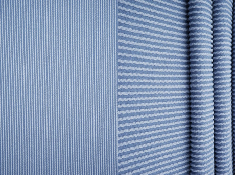 Knit Jacquard Rib Fabric 1 Yard Polyester Rayon Spandex Stretch 52" Wide