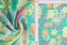 1 Yard Cey Flower Print Fabric, 58/59'' Wide 100% Polyester