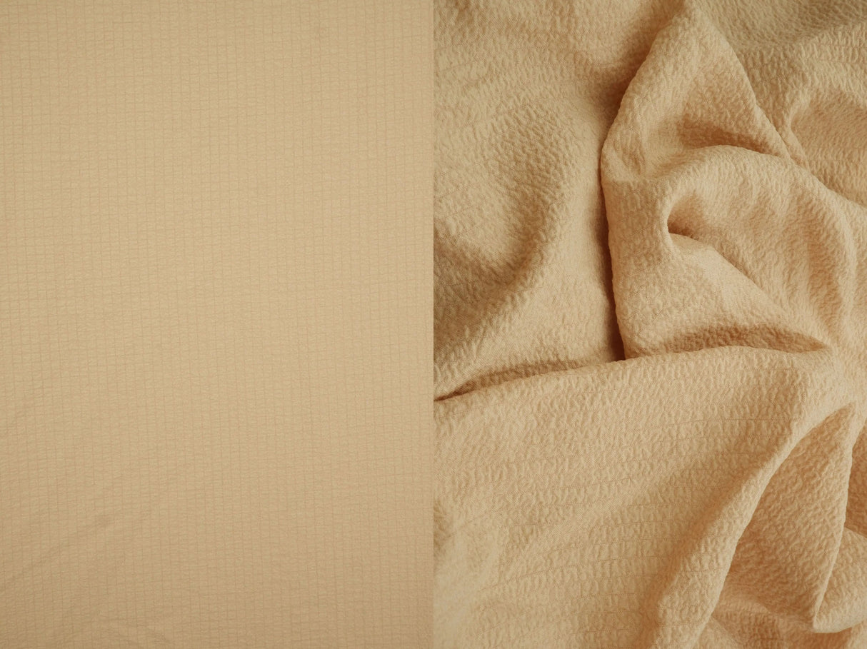 Solid Popcorn Woven Fabric Stretch Polyester Spandex 56/57 Inches Wide