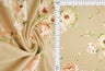 1 Yard Floral DTY Brushed Knit Fabric Soft Stretch Material 58/60 Inches Wide