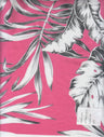 1 Yard Tropical Hawaiian Leaf DTY Brushed Knit Fabric Soft Stretch Polyester Spandex 58/60 Inches Wide