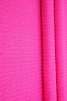 Solid Crinkle Jersey Fabric Stretch Polyester Knit, 58/60" Wide