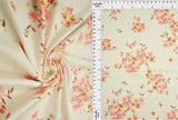Ditsy Floral Print Brushed DTY Knit Fabric 96% Polyester 58/60" Wide