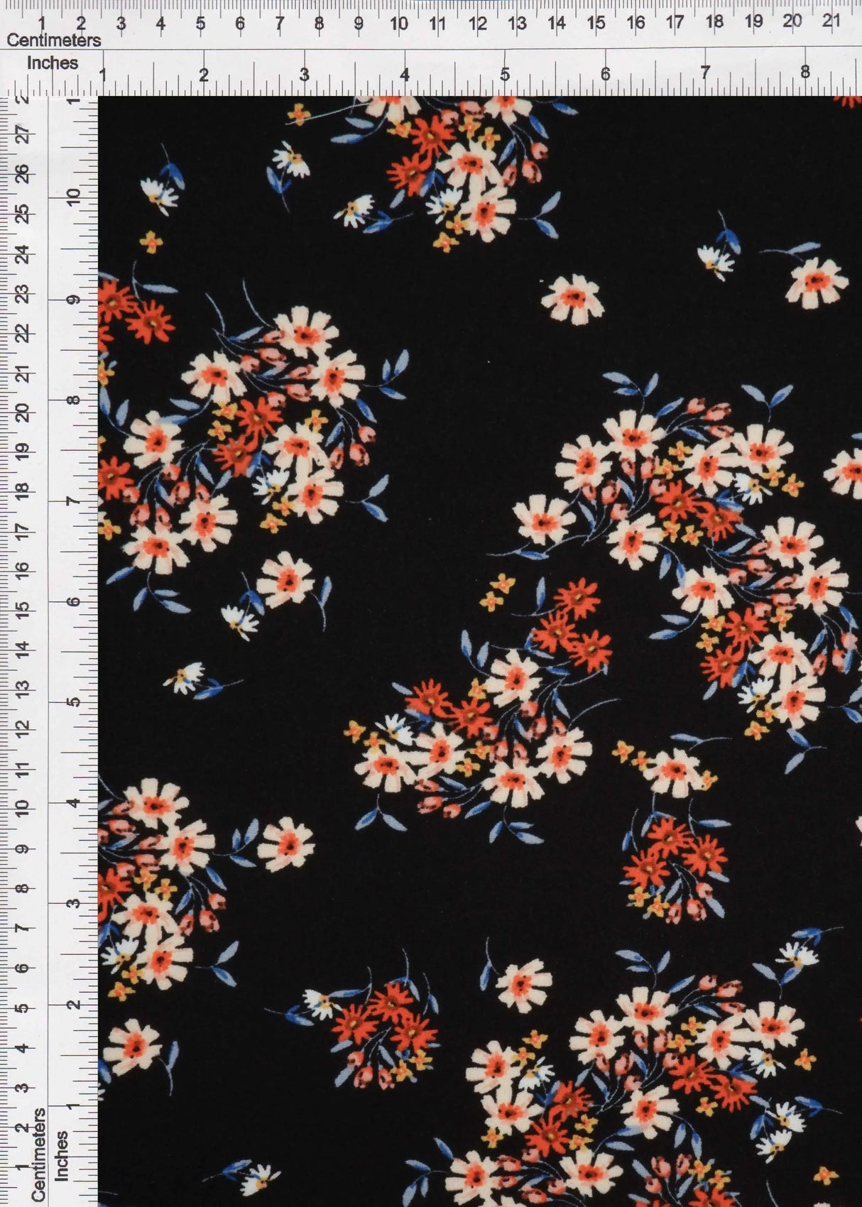Ditsy Floral Print Brushed DTY Knit Fabric 96% Polyester 58/60" Wide