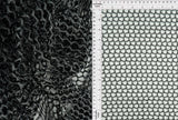 1 Yard Lurex Fishnet Mesh Fabric, 58/60? Wide Polyester Spandex Blend