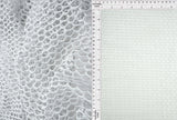 1 Yard Lurex Fishnet Mesh Fabric, 58/60'' Wide Polyester Spandex Blend