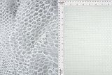 1 Yard Lurex Fishnet Mesh Fabric, 58/60? Wide Polyester Spandex Blend