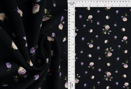 1 Yard Printed Cey Fabric, 58/59? Wide 100% Polyester