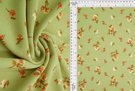 1 Yard Printed Cey Fabric, 58/59? Wide 100% Polyester