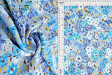 100% Polyester Cey Ditsy Floral Print Fabric Lightweight Woven 58/59” Wide
